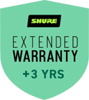 Shure 3 Year Extended Warranty For IMXRK50-V IMX Room Kit 