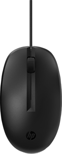 HP 128 lasermuis met kabel USB-A Muis Zwart