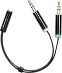 Deltaco 3.5MM HA - 3.5MM 4-PIN HO 0.1m 3,5mm 3,5mm