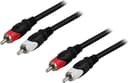 Deltaco Audio 2xRCA - 2xRCA 1m RCA RCA