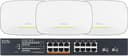 Zyxel Nebula XMG1915-18EP + 3x NWA130 WiFi 7 Access Points Bundle