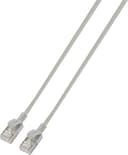 Prokord Slim Network cable / Patch cord LSZH RJ-45 Cat 6A 0.3m Grå