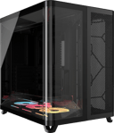 Corsair Air 5400 LX-R RGB iCUE Link 3X Chamber Midi Tower Svart