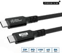 Microconnect 240W USB4 2m USB-C USB-C Svart