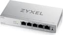 Zyxel GS1200-5HPV3 hanterad L2 Gigabit Ethernet (10/100/1000) Strömförsörjning via Ethernet (PoE) stöd Skrivbord Grå 