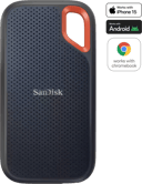 SanDisk EXTREME Portable SSD V2 8TB USB-C Sort
