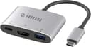 Prokord USB-C-adapter HDMI 4K 30 Hz USB-A PD 100 W multiport 0.15m USB-C HDMI + USB Aluminium
