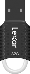 Lexar Jumpdrive V40 32GB USB-A Svart, Vit