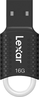 Lexar Jumpdrive V40 16GB USB-A Svart