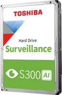 Toshiba S300 AI 16TB 3.5" 7200r/min SATA 6.0 Gbit/s Harddisk