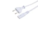 Prokord Strömkabel 1m CEE7/16 C7 Vit