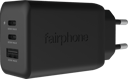 Fairphone 65w Triple Port Fast Charger Sort
