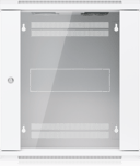 Ubiquiti 19" Rack Cabinet, 12 U, 45 cm, lasiovi 