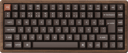 Keychron K2 HE Wood Special Edition Kablet og trådløst Gateron Double-Rail Magnetic Nebula Nordisk Tastatur