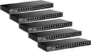 Zyxel GS1100-16ES 16-porttinen Gigabit Slim kytkin 5-pakkaus 