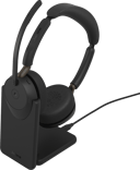 Jabra Evolve3 65 incl Stand Stereo USB-A Microsoft Teams Musta