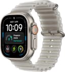 Apple Watch Ultra 4 GPS + Cellular 49mm Natural Titanium Case with Translucent Grey Ocean Band