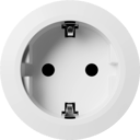 Powerdot Mini 50 1x Strøm (TYPE F) Hvit