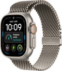 Apple Watch Ultra 4 GPS + Cellular 49mm Natural Titanium Case with Natural Titanium Milanese Loop - M