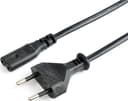 cable-power-2-pin---straight-1m-black