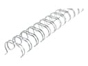 GBC Metallspiral 3:1 NO8 12.5mm A4 Silver 100st 