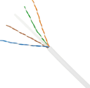 Direktronik CAT6 UTP Bulkkabel Slim 4.1mm Hvit 100m 