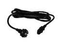Honeywell Strömkabel AC C14 Typ Schuko EU Strömkontakt typ F C14 coupler Svart