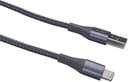 Cirafon Sync/Charge Cable AM To Lightning 1.2m Braided B Mfi 1.2m Grå