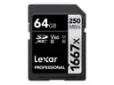 Lexar SDXC, 64 GB UHS-II Luokka 10 64GB SDXC UHS-II