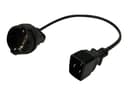 APC Power Cord Schuko To C20 0.5m 0.5m Svart
