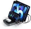 Satechi ST-WCS5PM-EU oplader til mobil enhed Hovedtelefoner, Smartphone, Tablet Sort, Grå Vekselstrøm Trådløs opladning Hurtig opladning Indendørs Grå, Sort