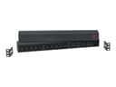 APC RACK PDU BASIC 1 U 16A 230V strømforsyningsenhed (PDU) 12 AC stikkontakt(er) 0U/1U Sort 