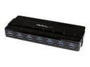 Startech USB 3.0 hubb med 7 portar - stationär 