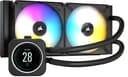 Corsair Wasserkühler ICue H100i Elite LCD Processor Alles-in-één vloeistofkoeler 12 cm Zwart 1 stuk(s) AIO vloeistofkoeler Zwart