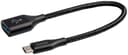 Prokord USB-C 3.1 To USB-A OTG Adapter 0,15M - Black 0.15m USB-A USB-C Zwart