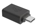 Logitech USB-C til USB-A-adapter for Logitech trådløse produkter USB C USB A