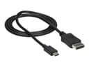 Startech USB C to DisplayPort Adapter Cable 1m DisplayPort USB-C Musta