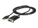 Startech Adapter 1.7m USB A DB-9 Sort
