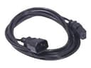 Dell Strömkabel 0.6m C13 coupler C14 coupler Svart