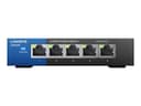 Linksys LGS105 5-Portars företagsanpassad gigabitswitch i skrivbordsformat 