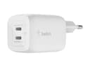 Belkin 65w PD PPS Dual USB-C Gan Charger Vit
