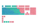 Glorious GPBT Keycaps ISO Nordic-Layout Pastel 