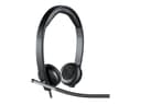 Logitech H650e Stereo USB-A Sølv, Svart
