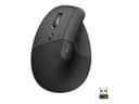 Logitech Lift for Business muis Kantoor Linkshandig RF-draadloos + Bluetooth Optisch 4000 DPI RF-draadloos + Bluetooth