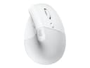 Logitech Lift for Business RF Wireless + Bluetooth Hiiri Valkoinen