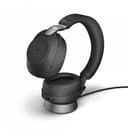 Jabra Evolve2 85 med ladestander USB Type-C Microsoft Teams Sort