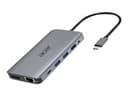 Acer 12-in-1 Type-C Dongle Koblet med ledninger (ikke trådløs) USB 3.2 Gen 1 (3.1 Gen 1) Type-C Sølv USB-C 3.2 Gen 1 (3.1 Gen 1)