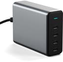 Satechi 165 watt USB-C 4-port PD GaN-lader Grå, Svart