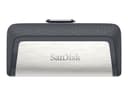 SanDisk Ultra Dual 256GB USB-A / USB-C Harmaa, Hopea
