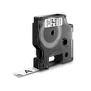 Dymo Tape D1 12mm Svart/Vit 